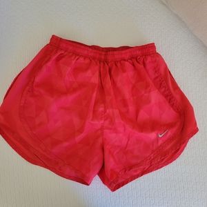 Nike Womens Dri-Fit Dark Pink/Red size Small Lined Atheltic Shorts